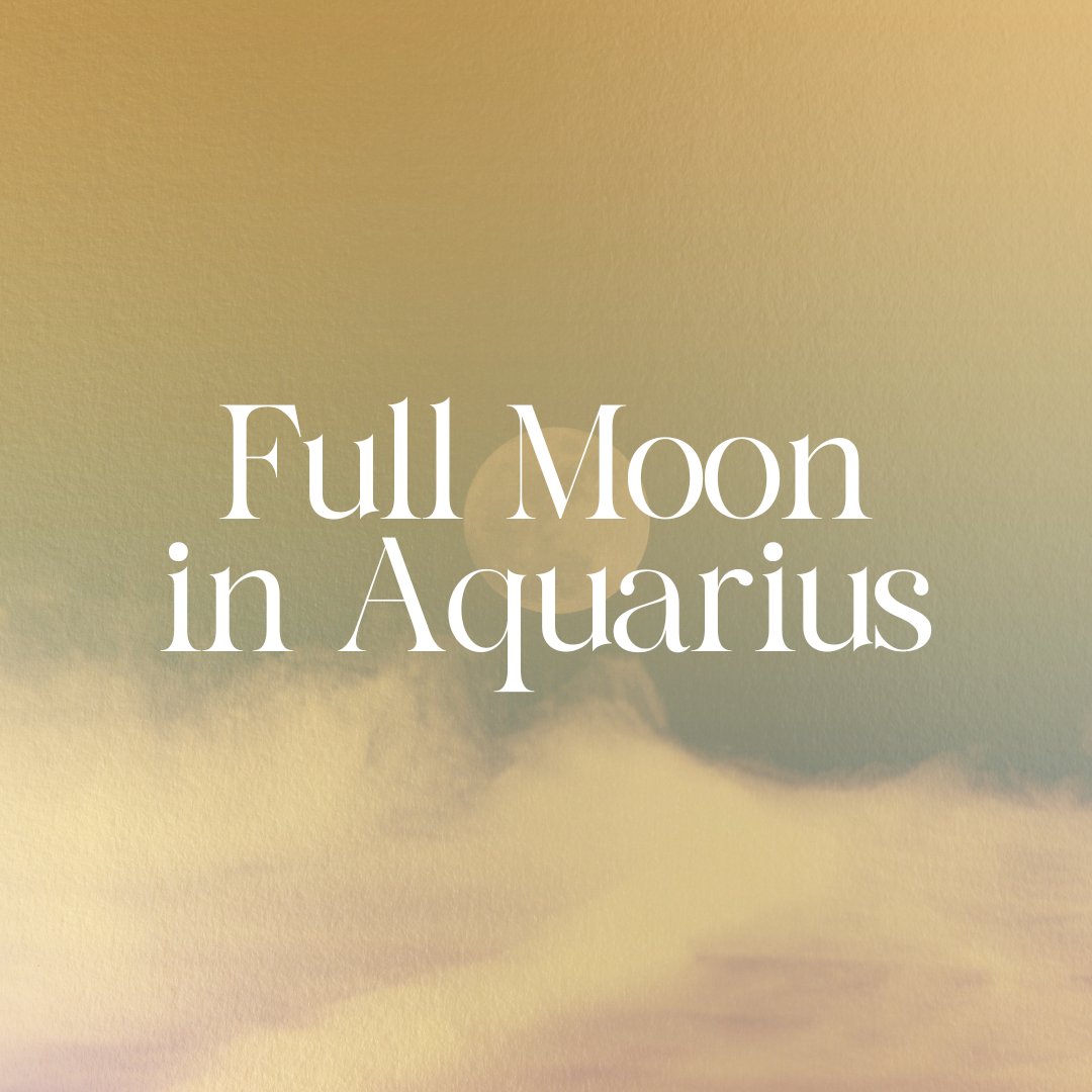 Full Moon in Aquarius: August 2nd 2023 - Knight Inspired 