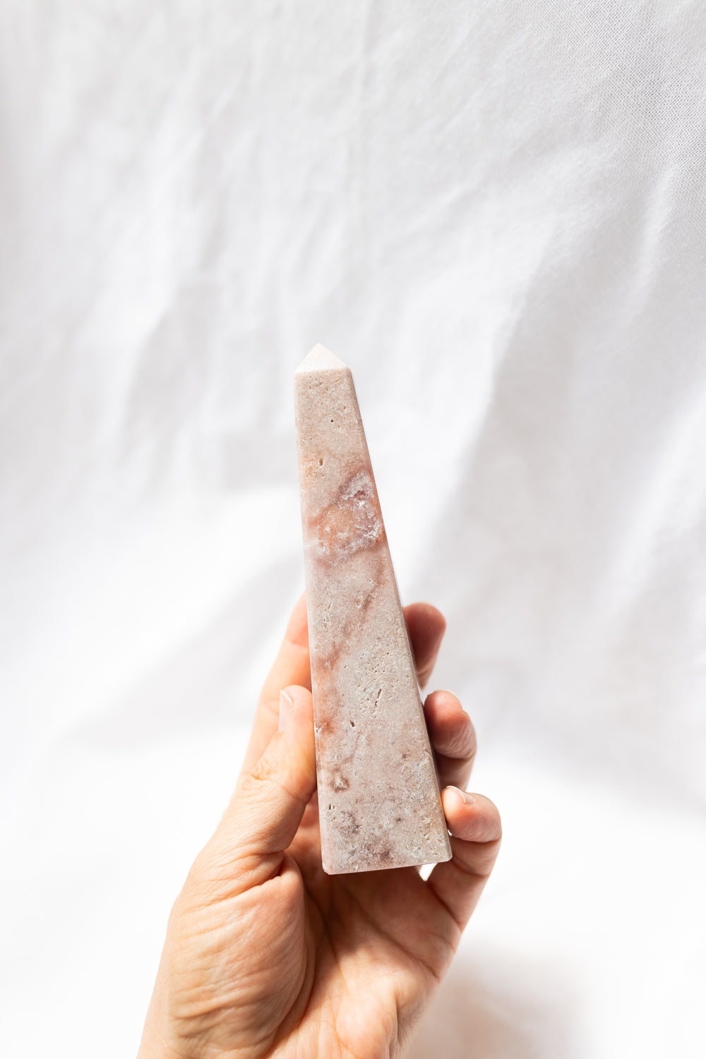 Pink Amethyst Crystal Point #4 | Emotional Healing • Peace • Divine Love