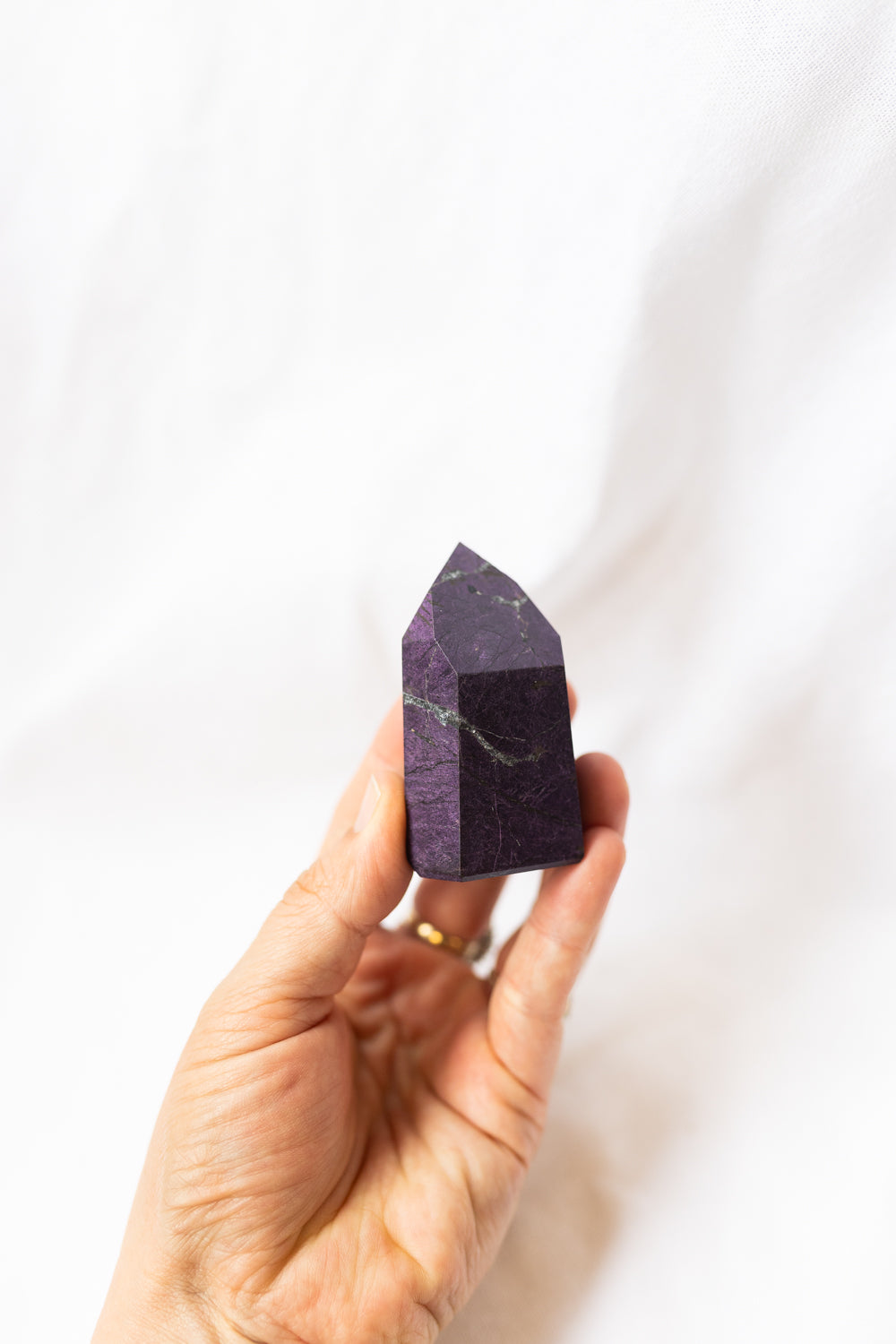 Pupurite Crystal Point #2 | Empowerment • Freedom • Breaking Chains