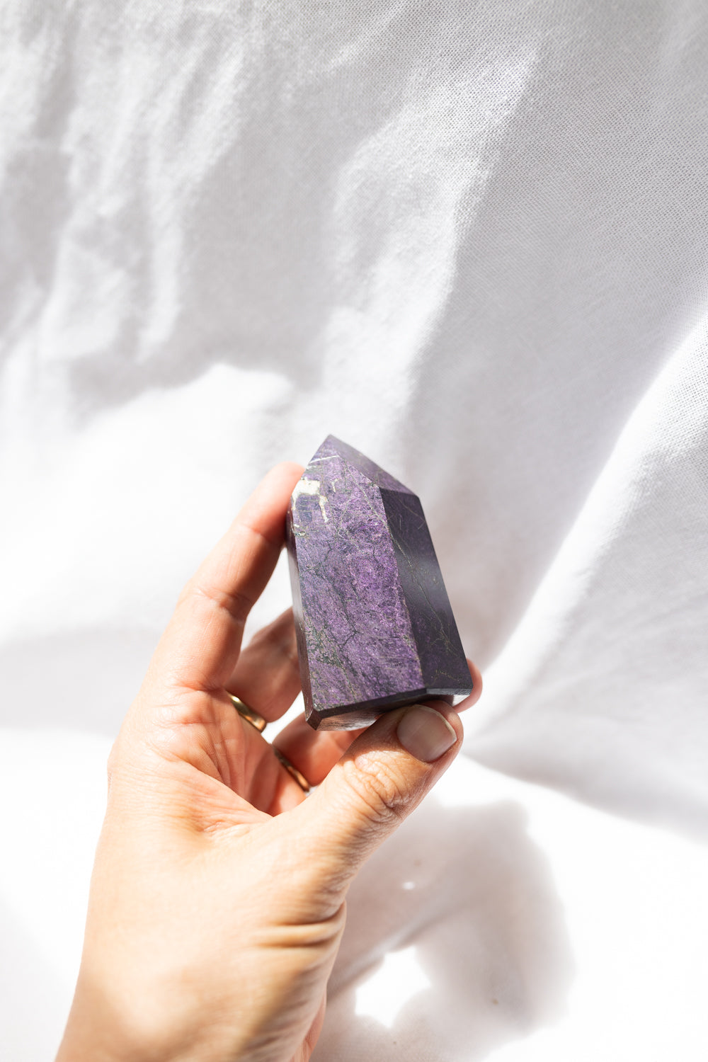 Pupurite Crystal Point #8 | Empowerment • Freedom • Breaking Chains