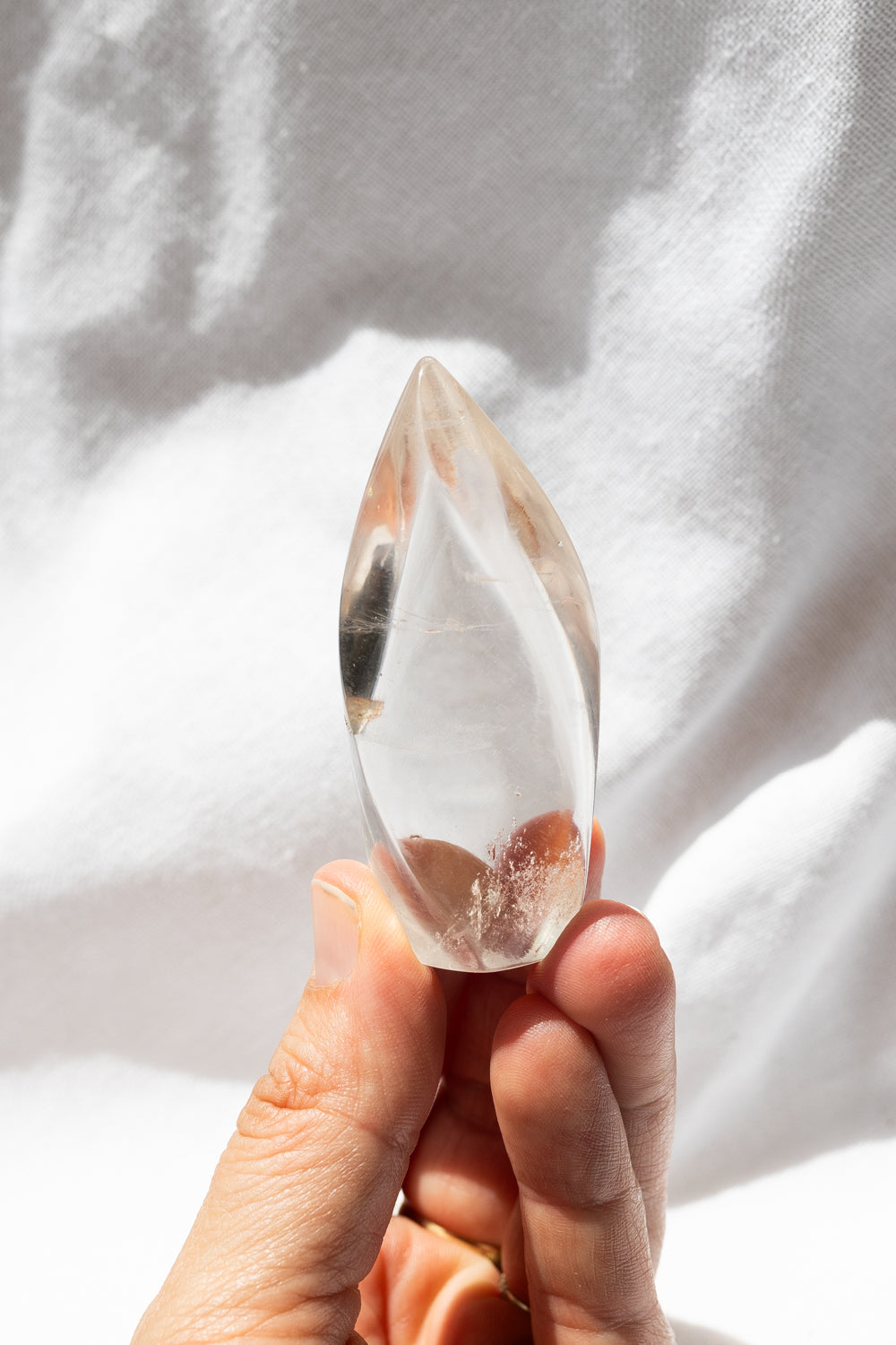 Smoky Quartz Crystal Flame #3 | Grounding • Protection • Release