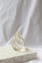 Smoky Quartz Crystal Faceted Flame #6 | Grounding • Protection • Release