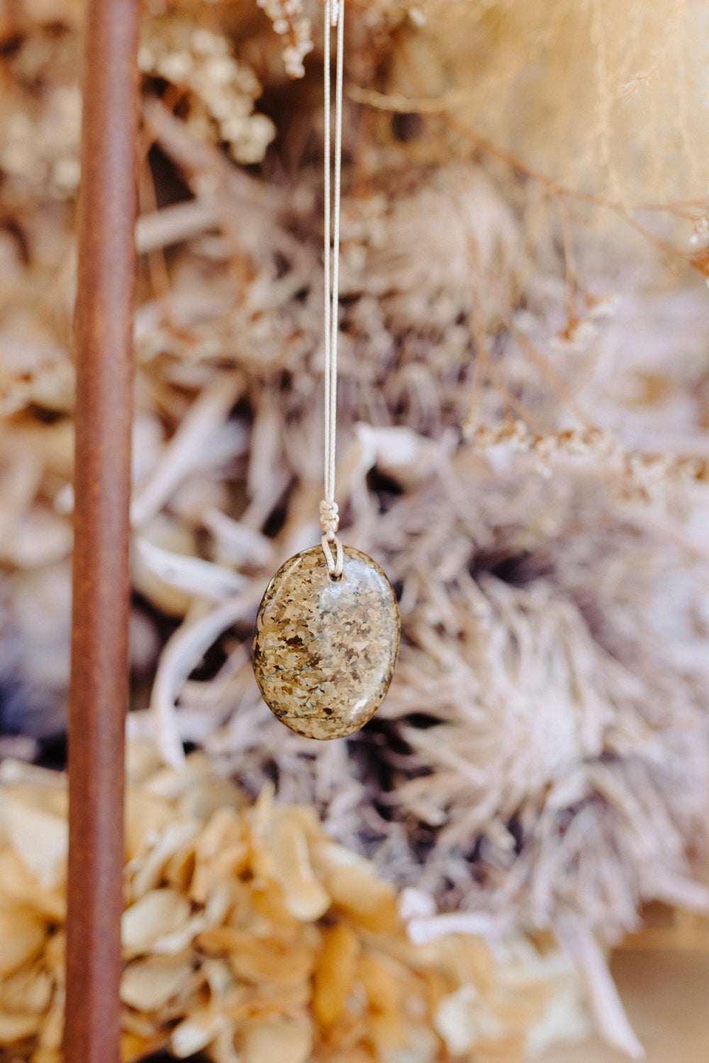 Bronzite Crystal Pendant #2