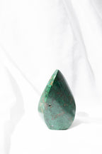 Chrysocolla Crystal Flame Carving #3 | Communication • Goddess Energy • Emotional Healing