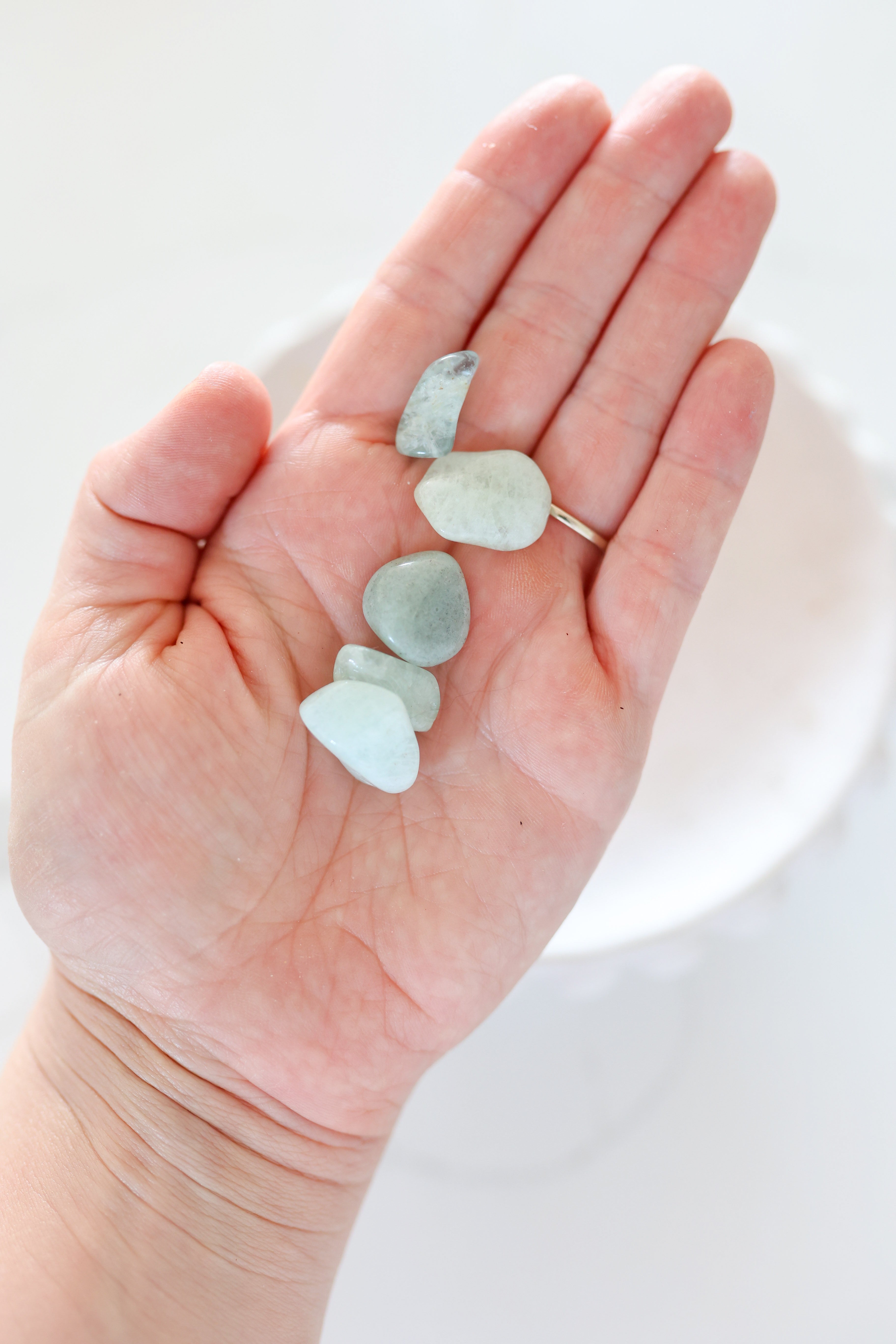 Aquamarine Mini Crystal Tumble | The Stone of Calm Communication
