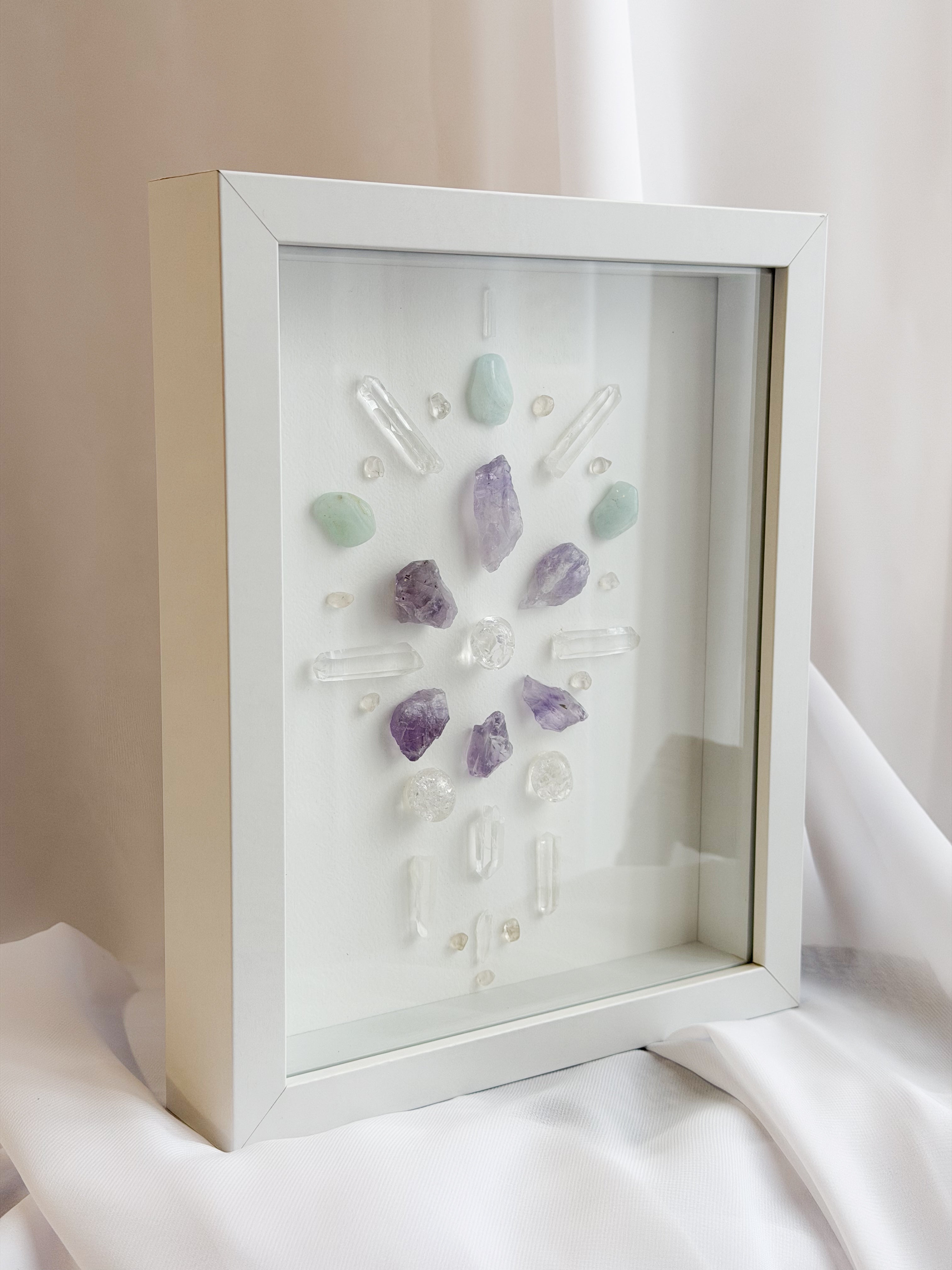 WHIMSICAL - Intuitively Channeled Framed Crystal Grid