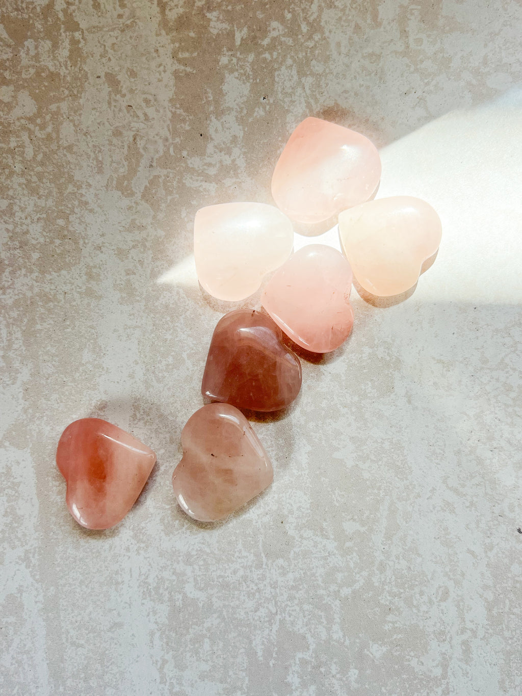 Rose Quartz Crystal Mini Heart Carving | The Stone of Unconditional Love & Compassion