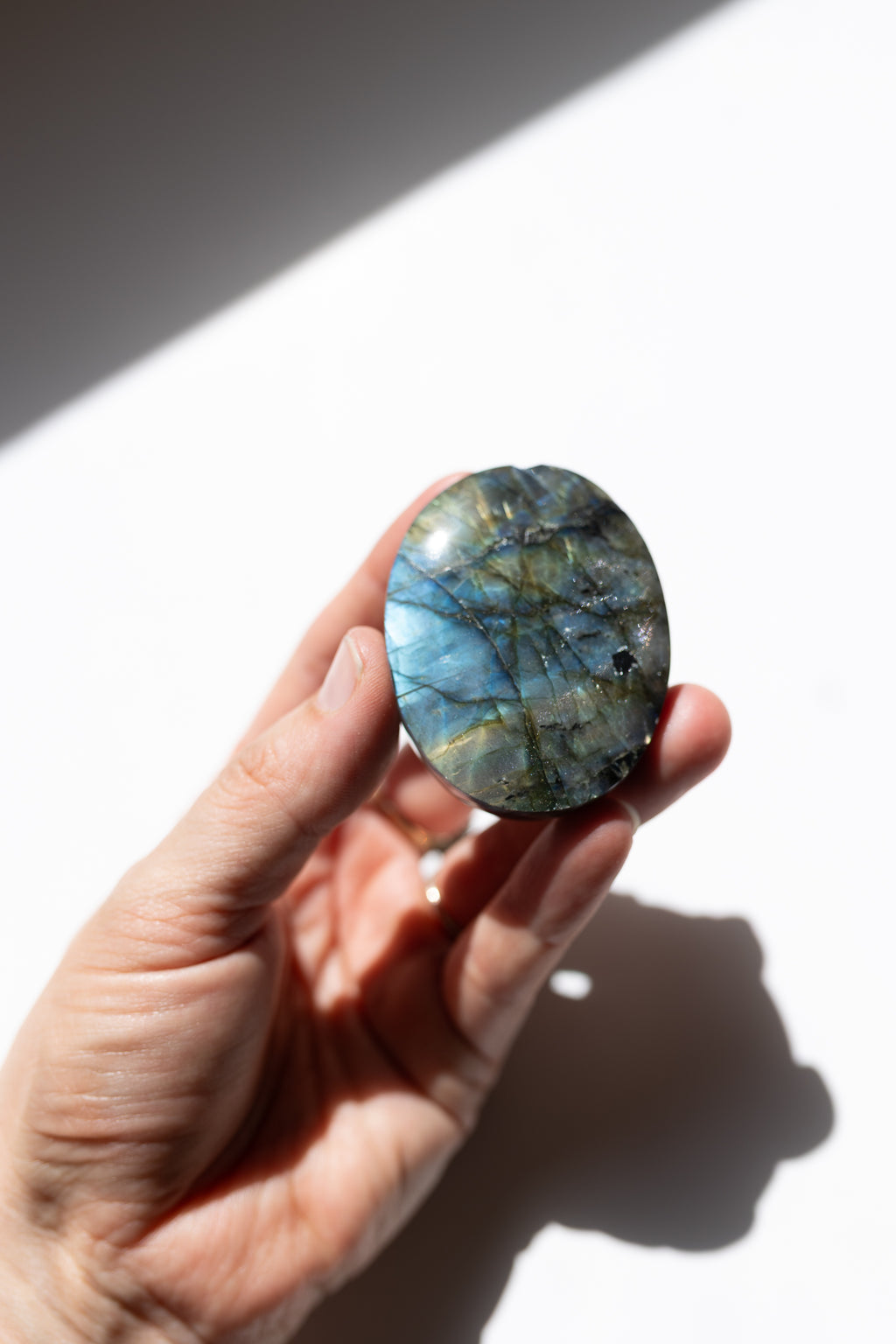 Labradorite Palm Stone #2 | Magic • Intuition • Transformation