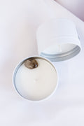 Grounding Vibes Crystal Candle - Honey & Wildflowers Scented Coco-Soy Candle with Smoky Quartz Crystal