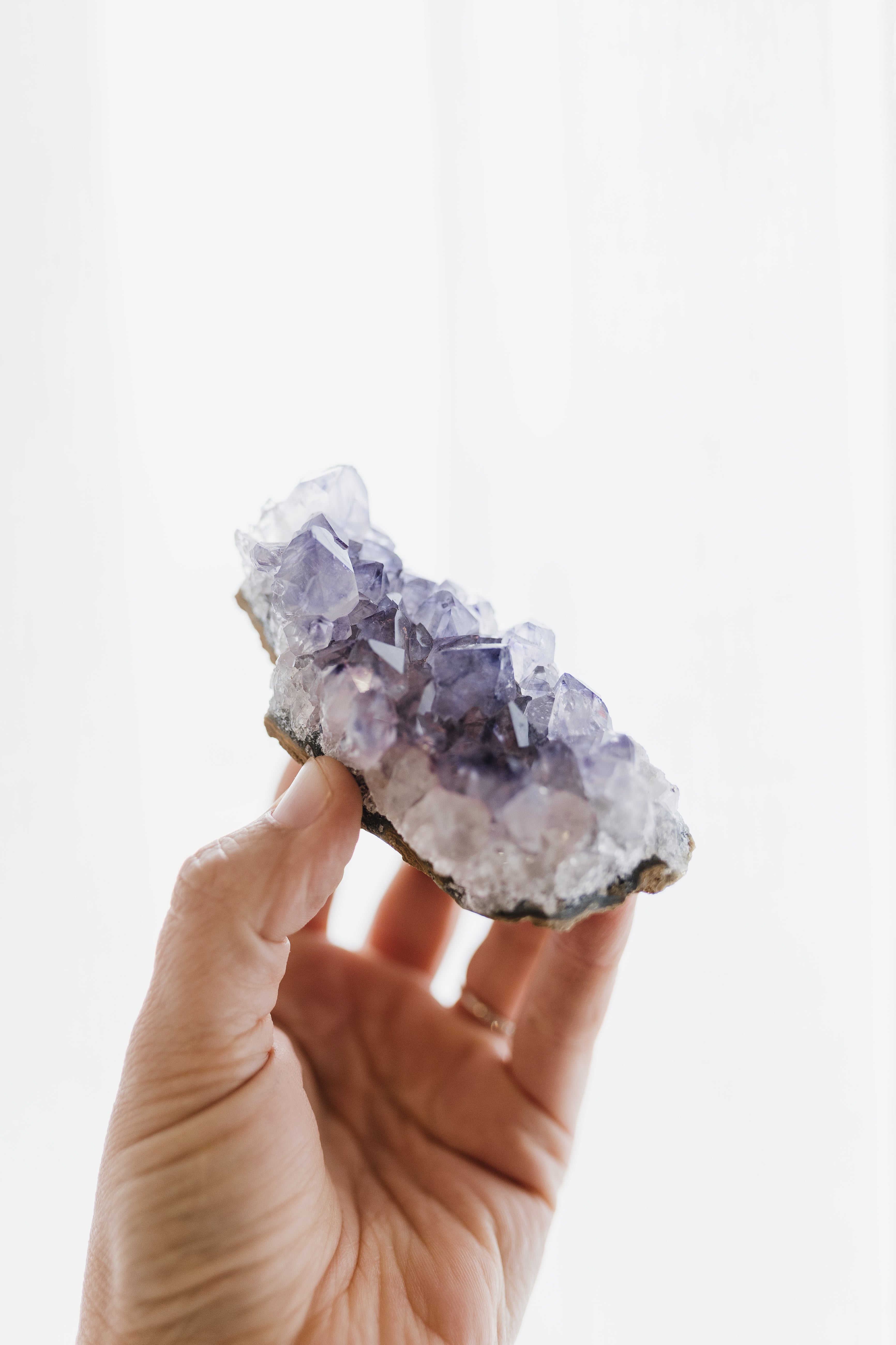 Amethyst Crystal Cluster #C | Protection • Intuition • Transformation