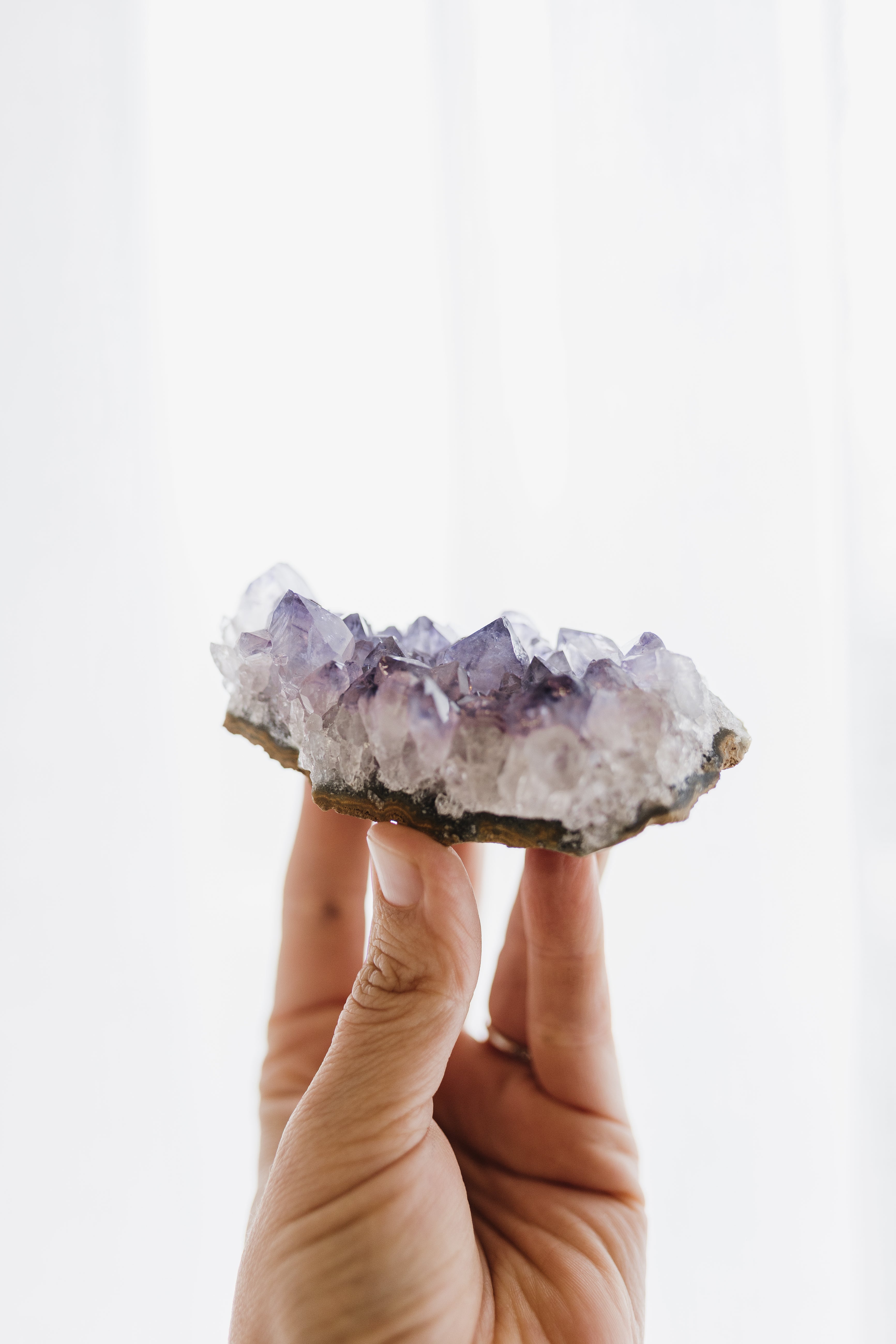 Amethyst Crystal Cluster #C | Protection • Intuition • Transformation