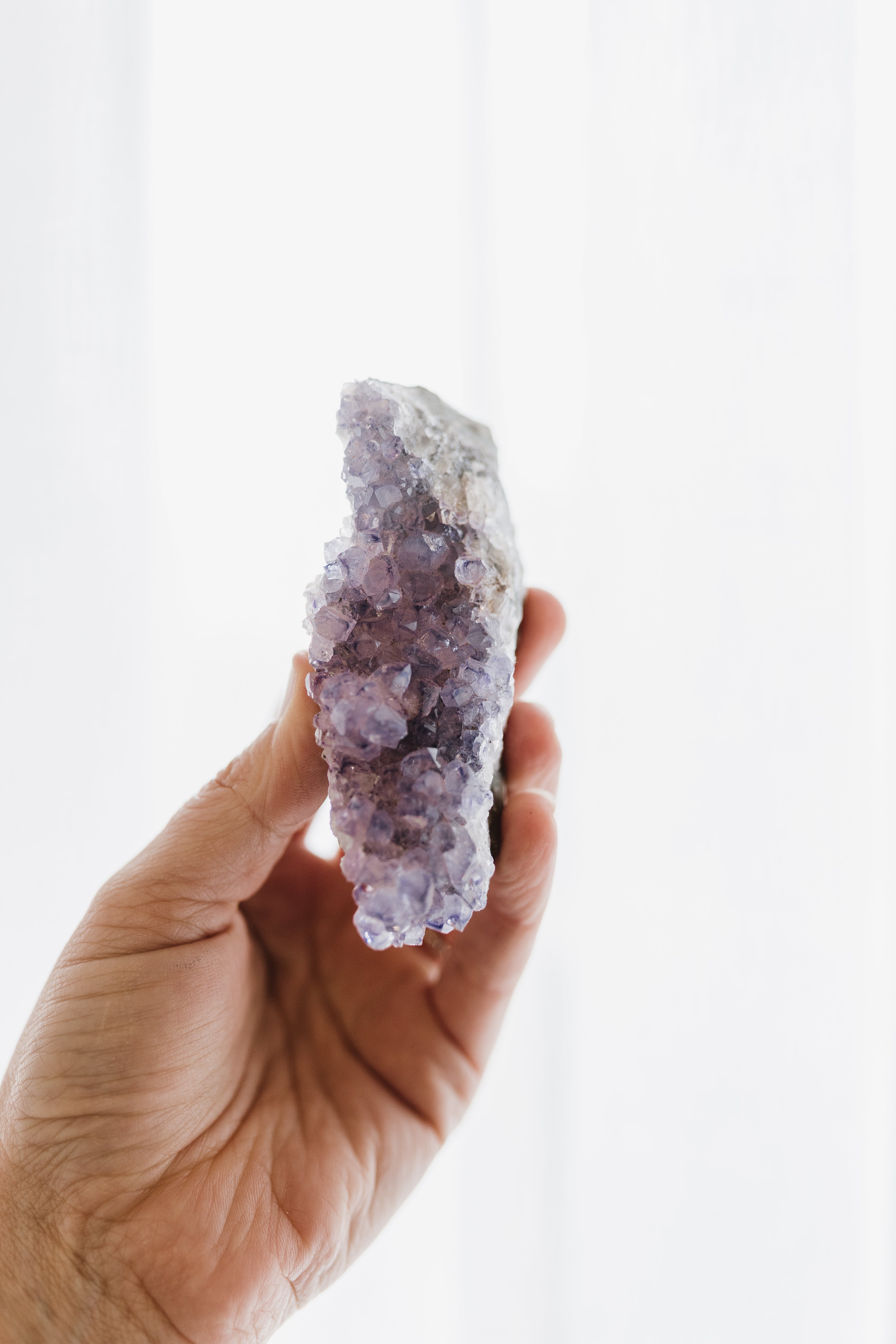 Amethyst Crystal Cluster #D | Protection • Intuition • Transformation