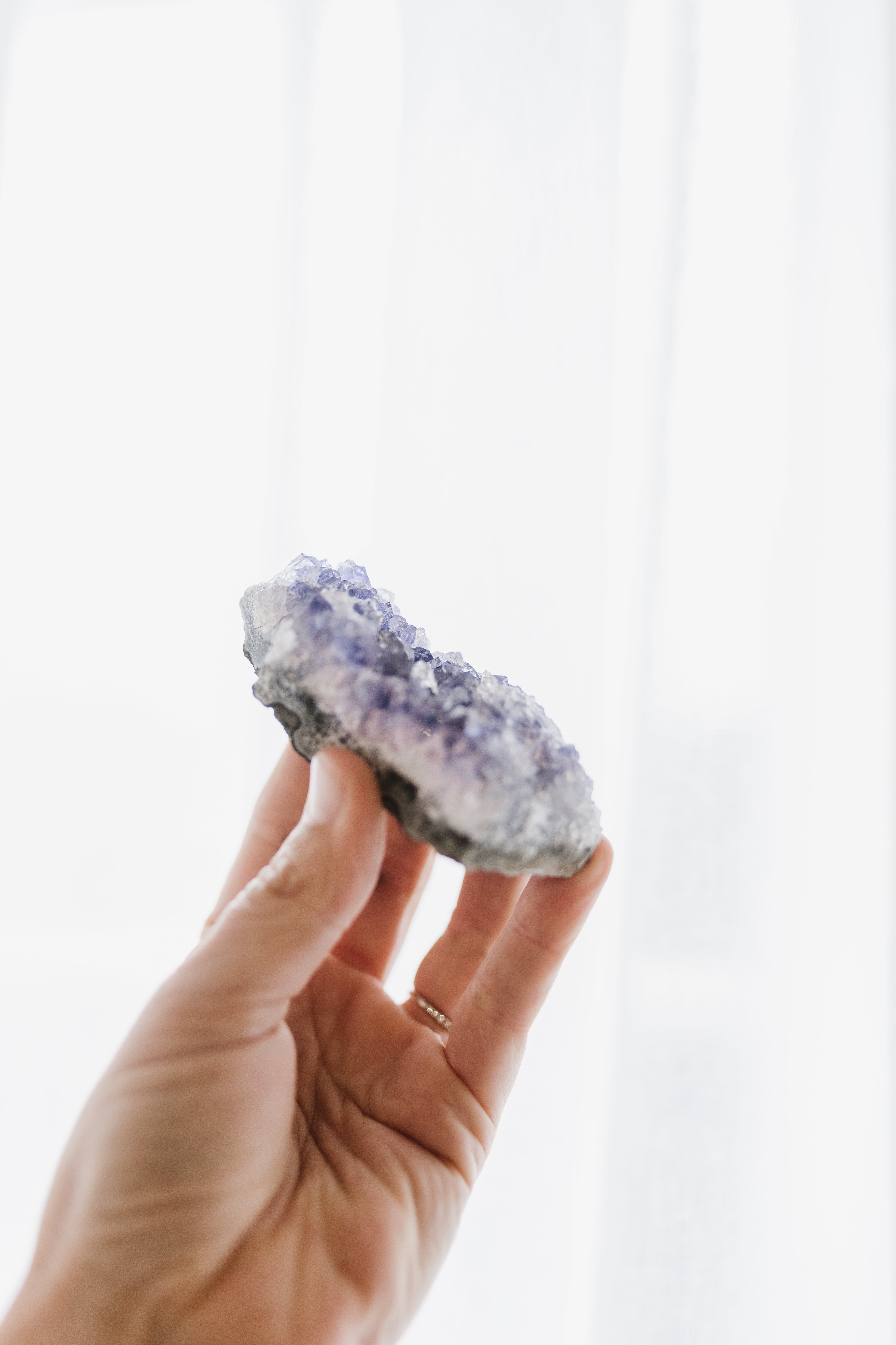 Amethyst Crystal Cluster #E | Protection • Intuition • Transformation