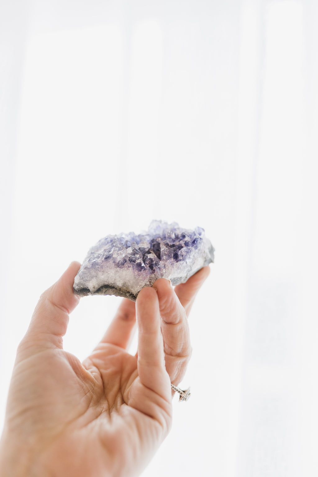 Amethyst Crystal Cluster #E | Protection • Intuition • Transformation