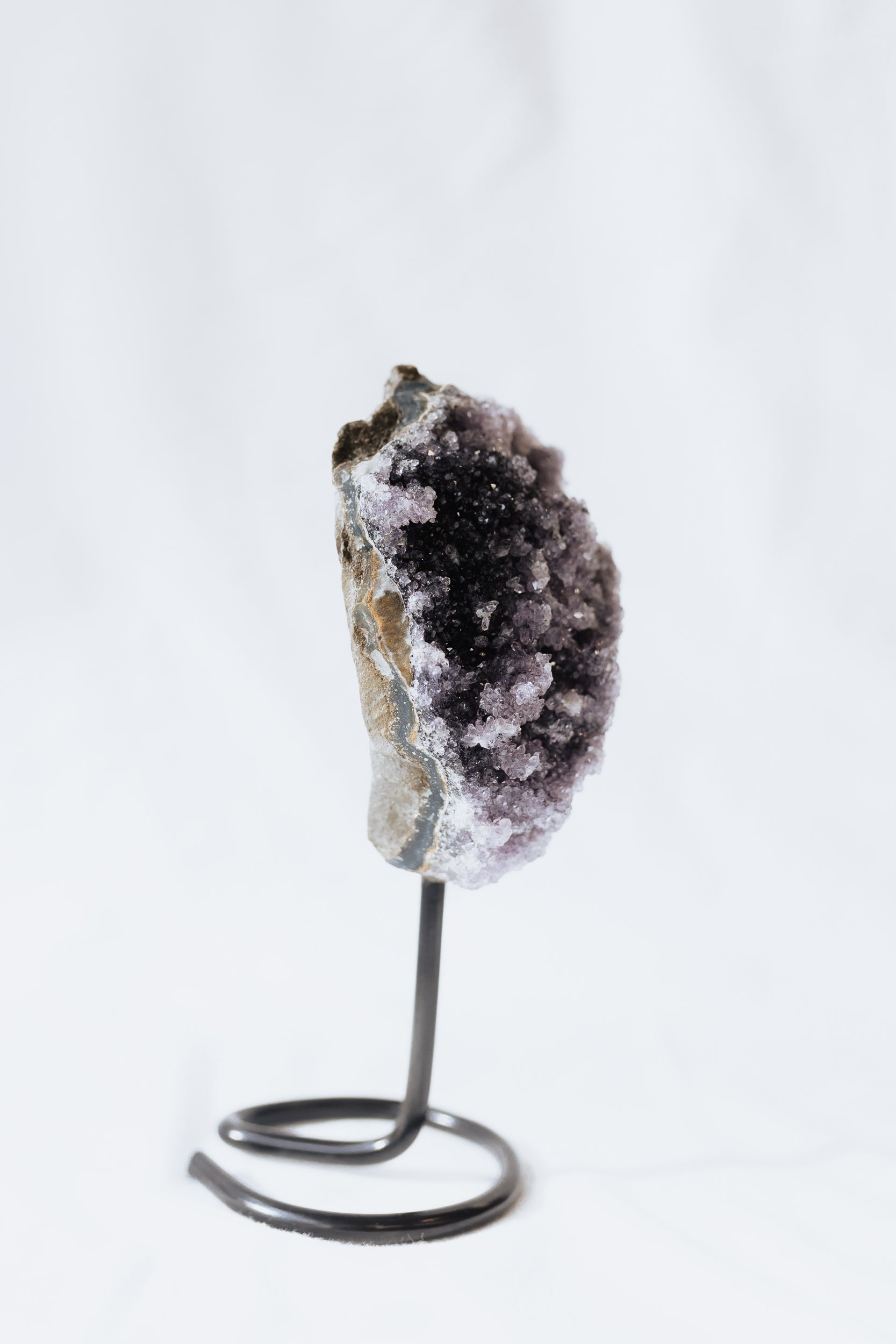 Amethyst Crystal on stand #A | Intuition • Peace • Spirituality