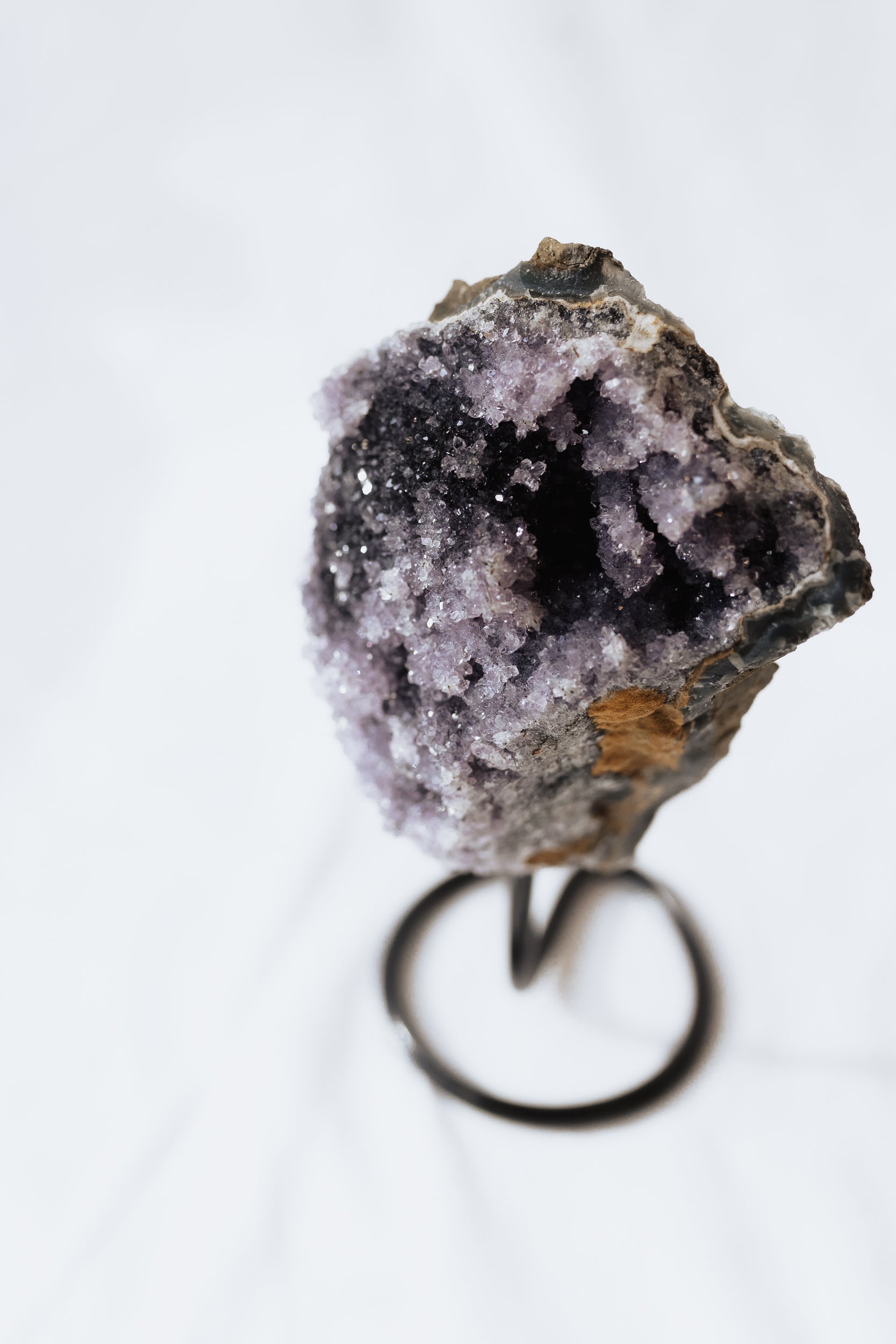 Amethyst Crystal on stand #A | Intuition • Peace • Spirituality