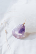 Amethyst Crystal Pendant on Adjustable Cord | Intuition • Peace • Spirituality