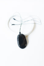 Black Tourmaline Crystal Pendant #1 | Protection • Grounding • Purification
