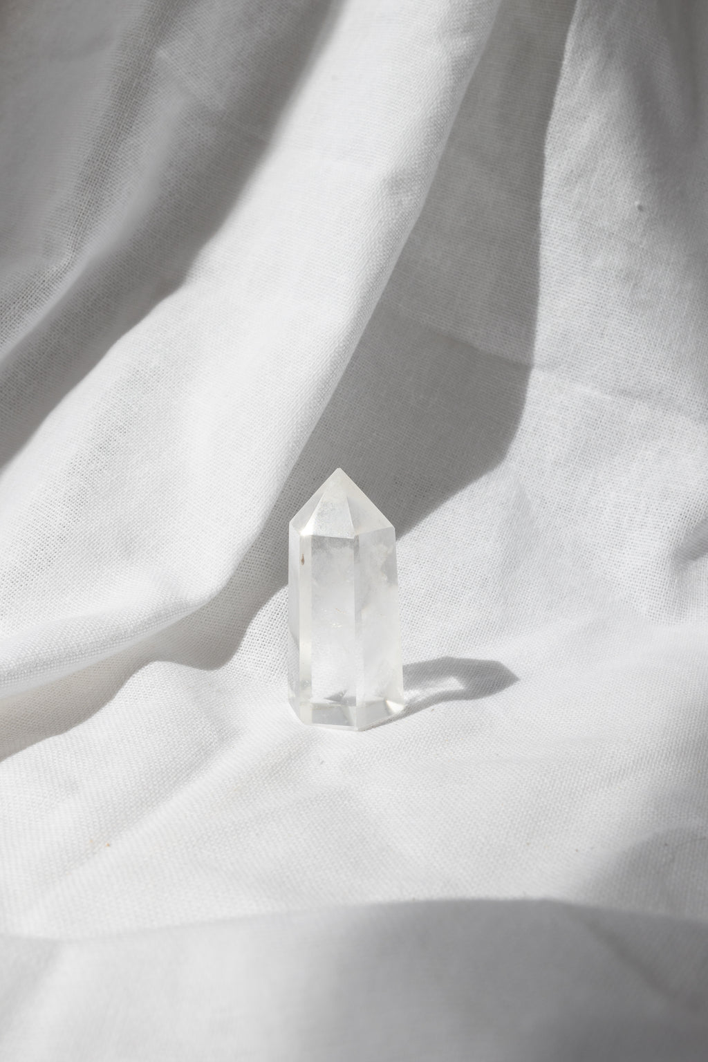 Clear Quartz Crystal Point #O1 | Clarity • Amplification • Manifestation
