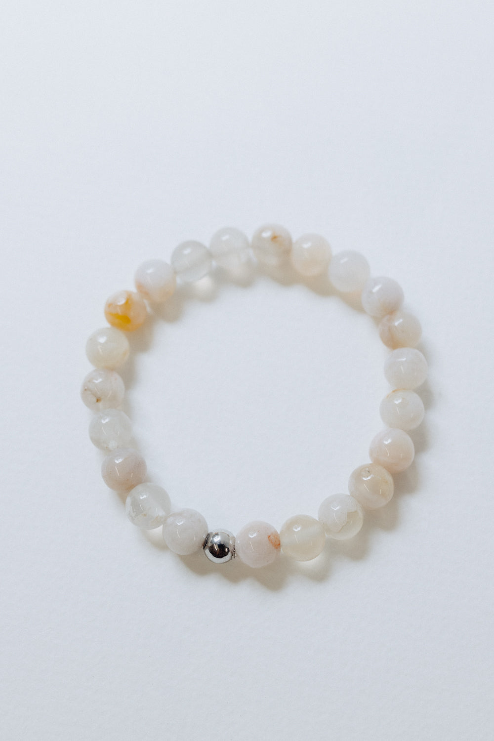 Flower Agate Crystal Bracelet