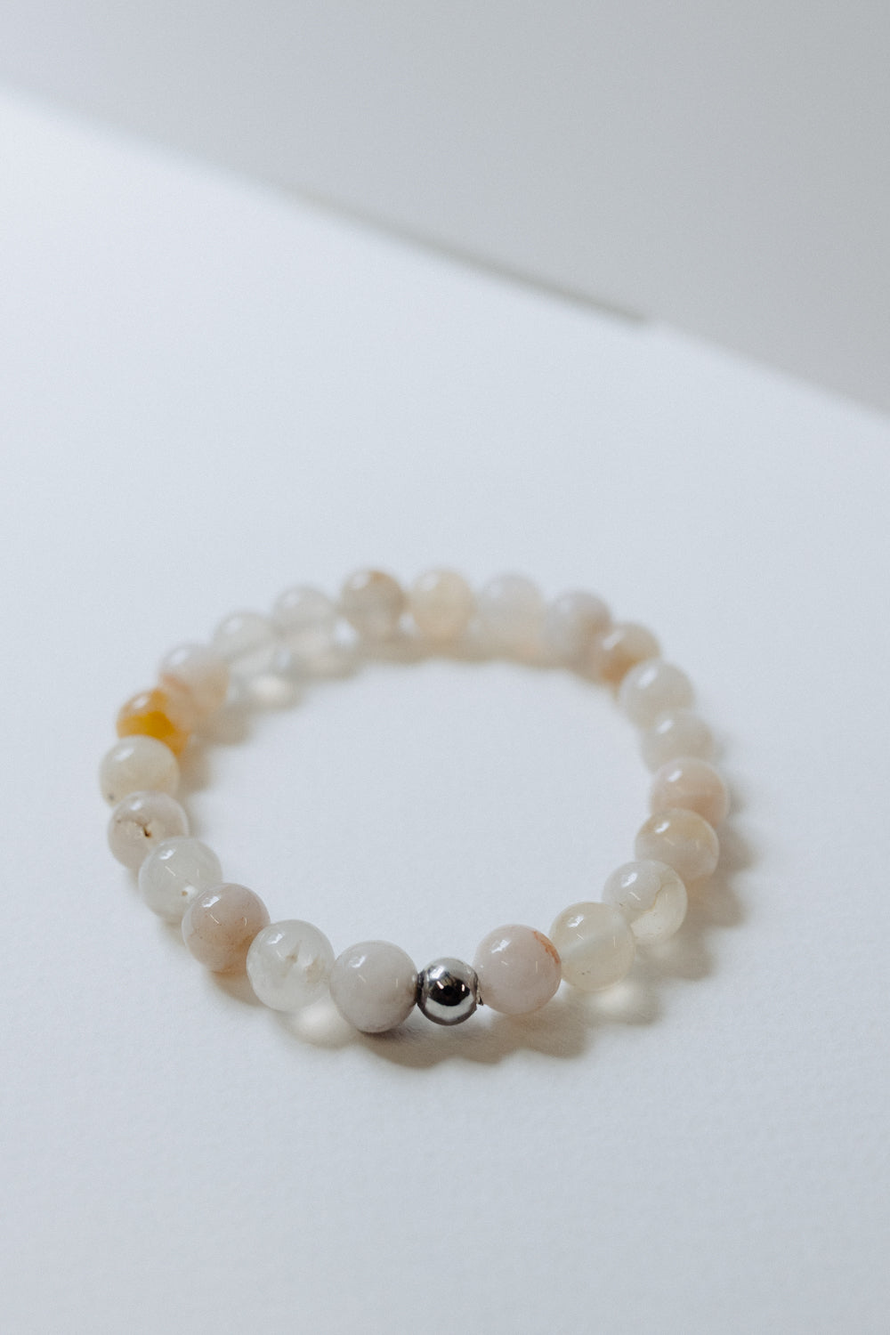 Flower Agate Crystal Bracelet