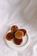 Fire Crackle Agate Crystal Flat Palm Stone | Passion • Protection • Transformation