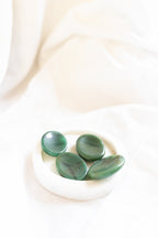 Green Aventurine Crystal Worry Stone | Luck • Abundance • Heart Healing