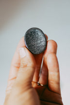 Hematite Crystal Worry Stone | The Stone of Grounded Strength & Energetic Protection