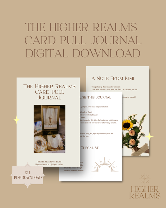 The Higher Realms Card Pull Journal | Digital Download