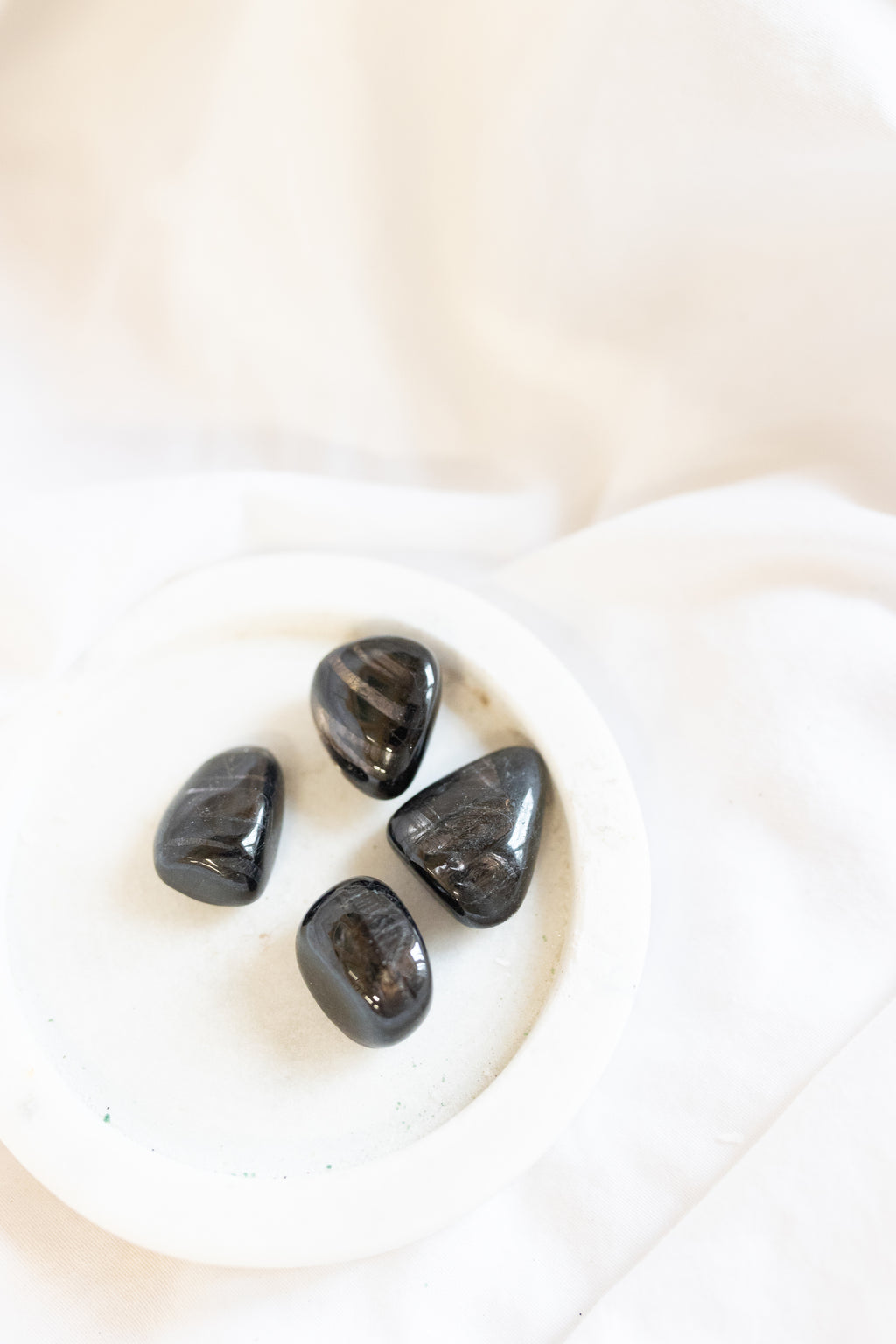 Hypersthene Crystal Tumble Stone | Intuition • Boundaries • Self-Discovery