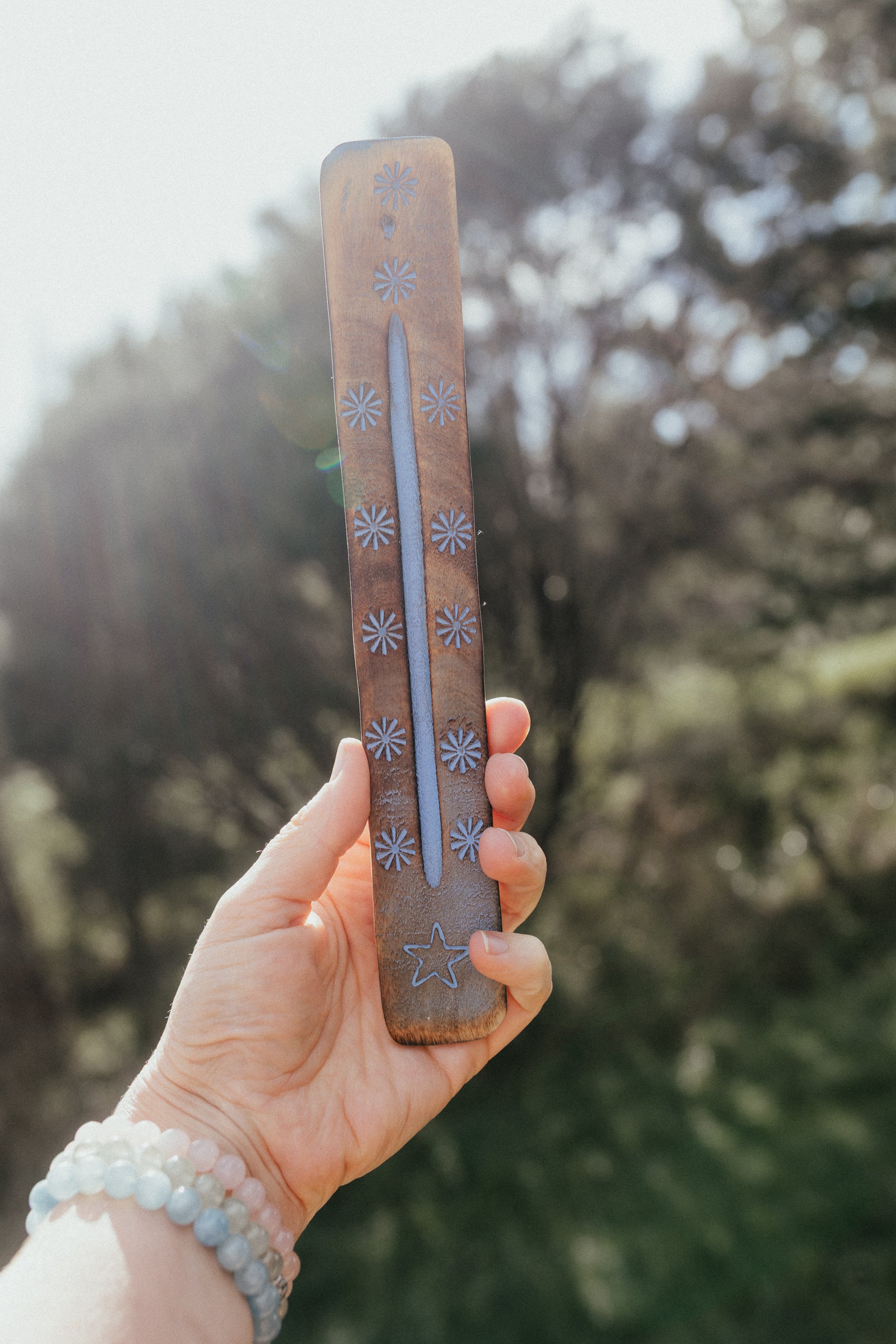 Wooden Incense Holder