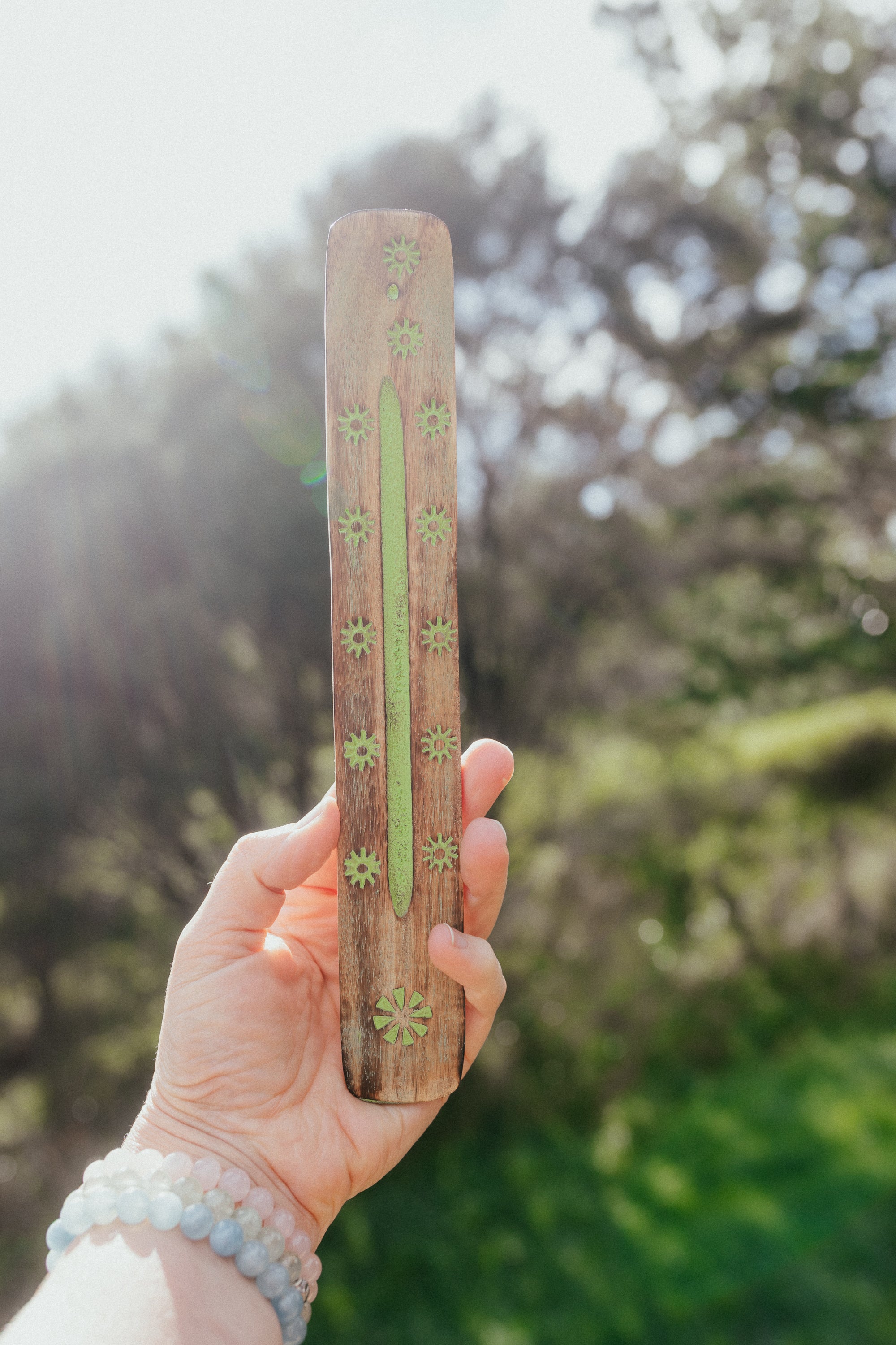 Wooden Incense Holder