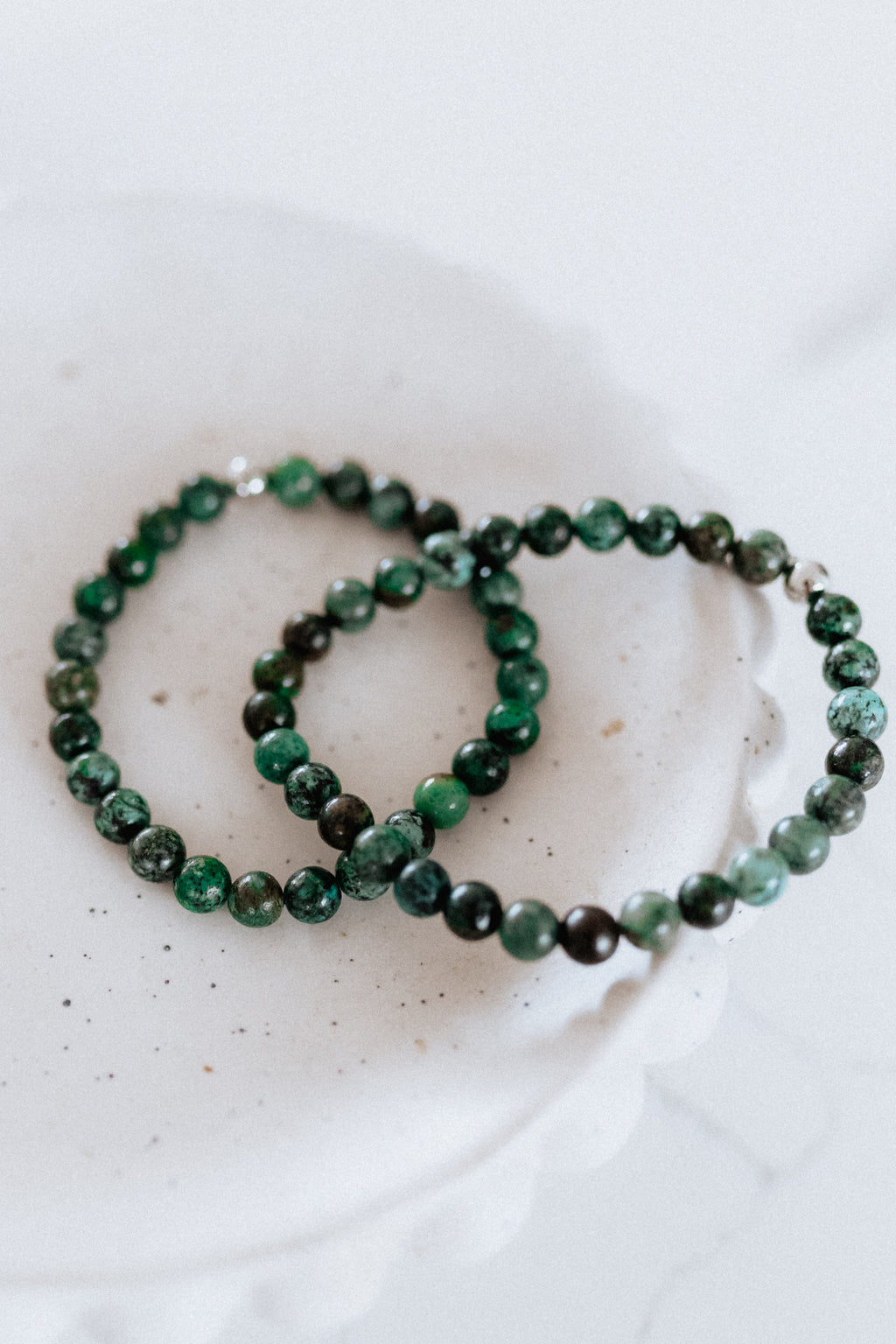 African Turquoise Crystal Bracelet | Growth • Balance • Inner Guidance