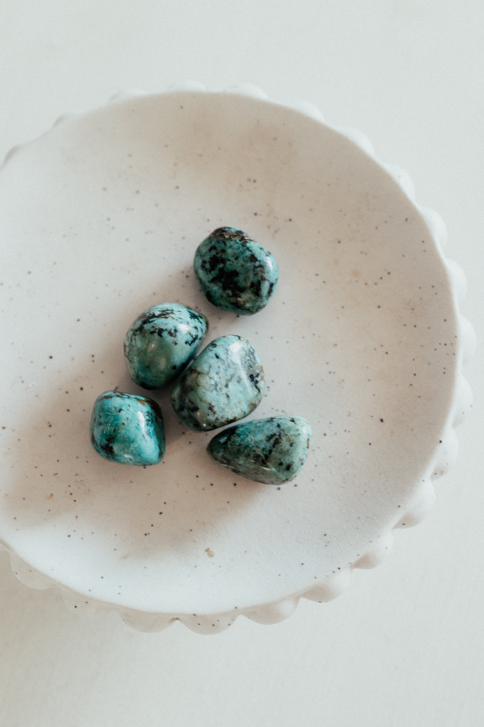 African Turquoise Crystal Tumble Stone | Growth • Balance • Inner Guidance