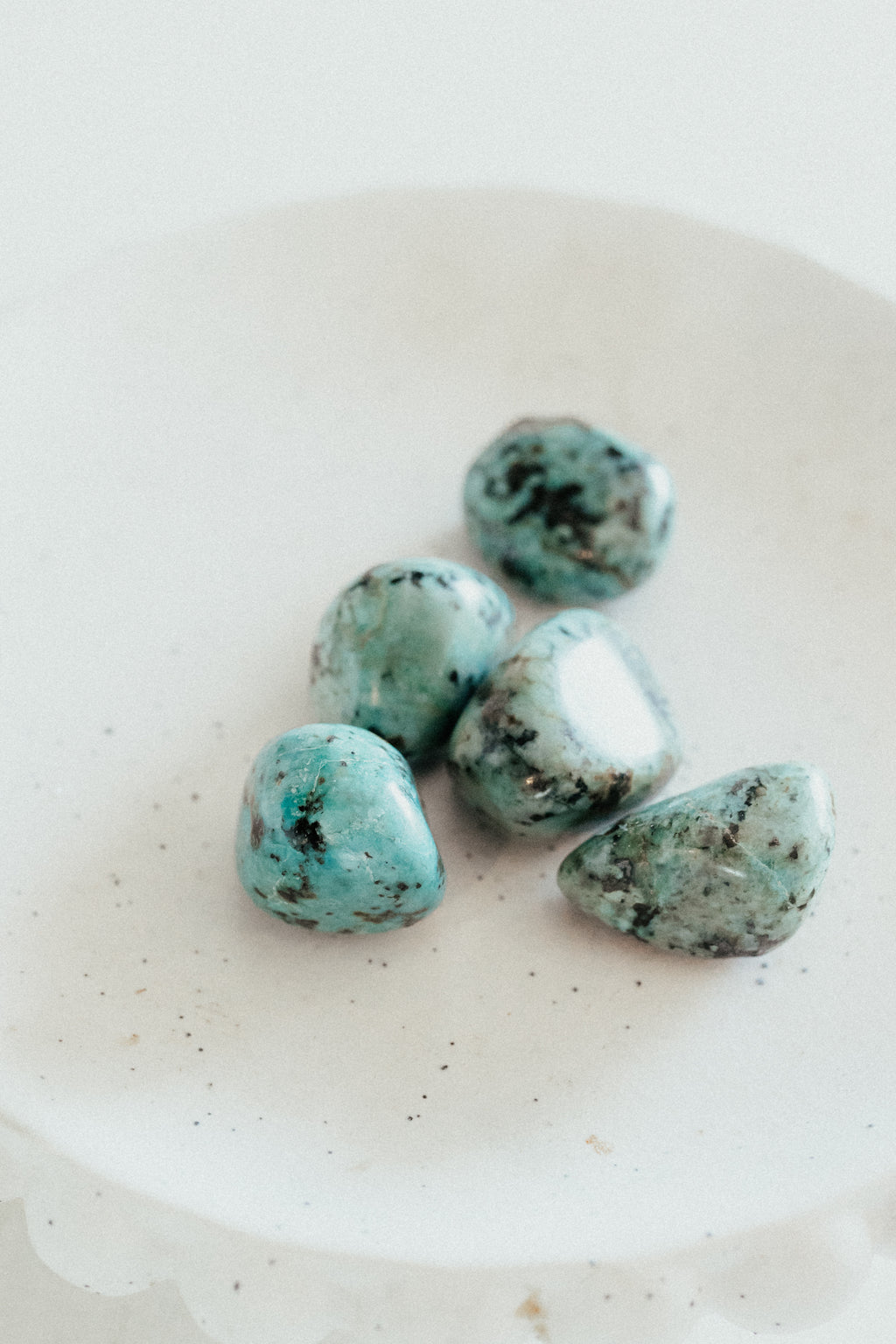 African Turquoise Crystal Tumble Stone | Growth • Balance • Inner Guidance