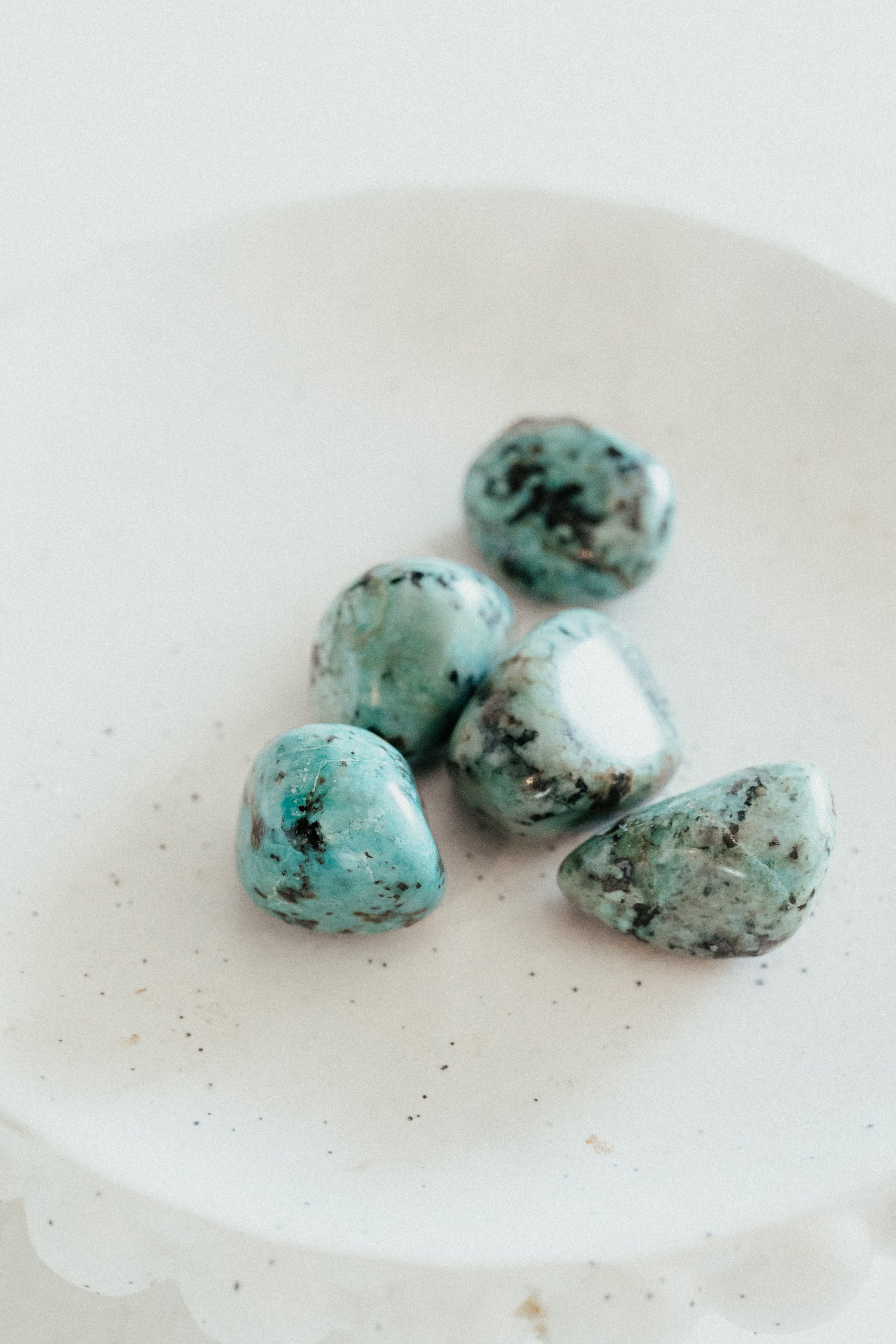 African Turquoise Crystal Tumble Stone | Growth • Balance • Inner Guidance