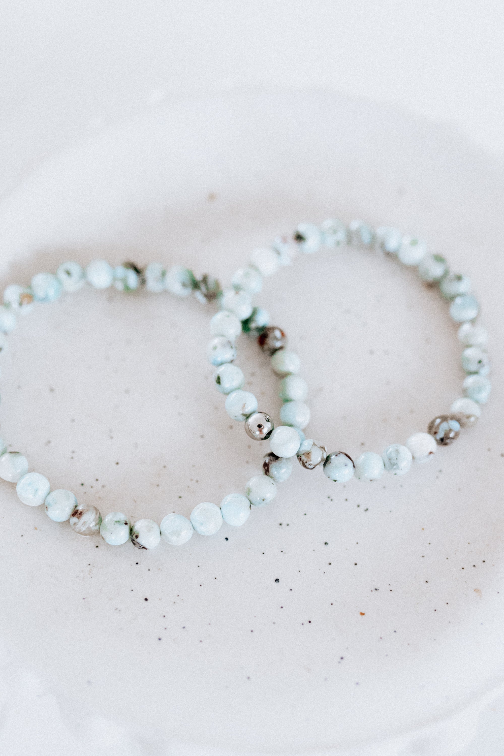 Larimar Crystal Bracelet | Peace • Expression • Feminine Flow