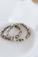 Dalmatian Jasper Crystal Bracelet | Playfulness • Protection • Emotional Balance