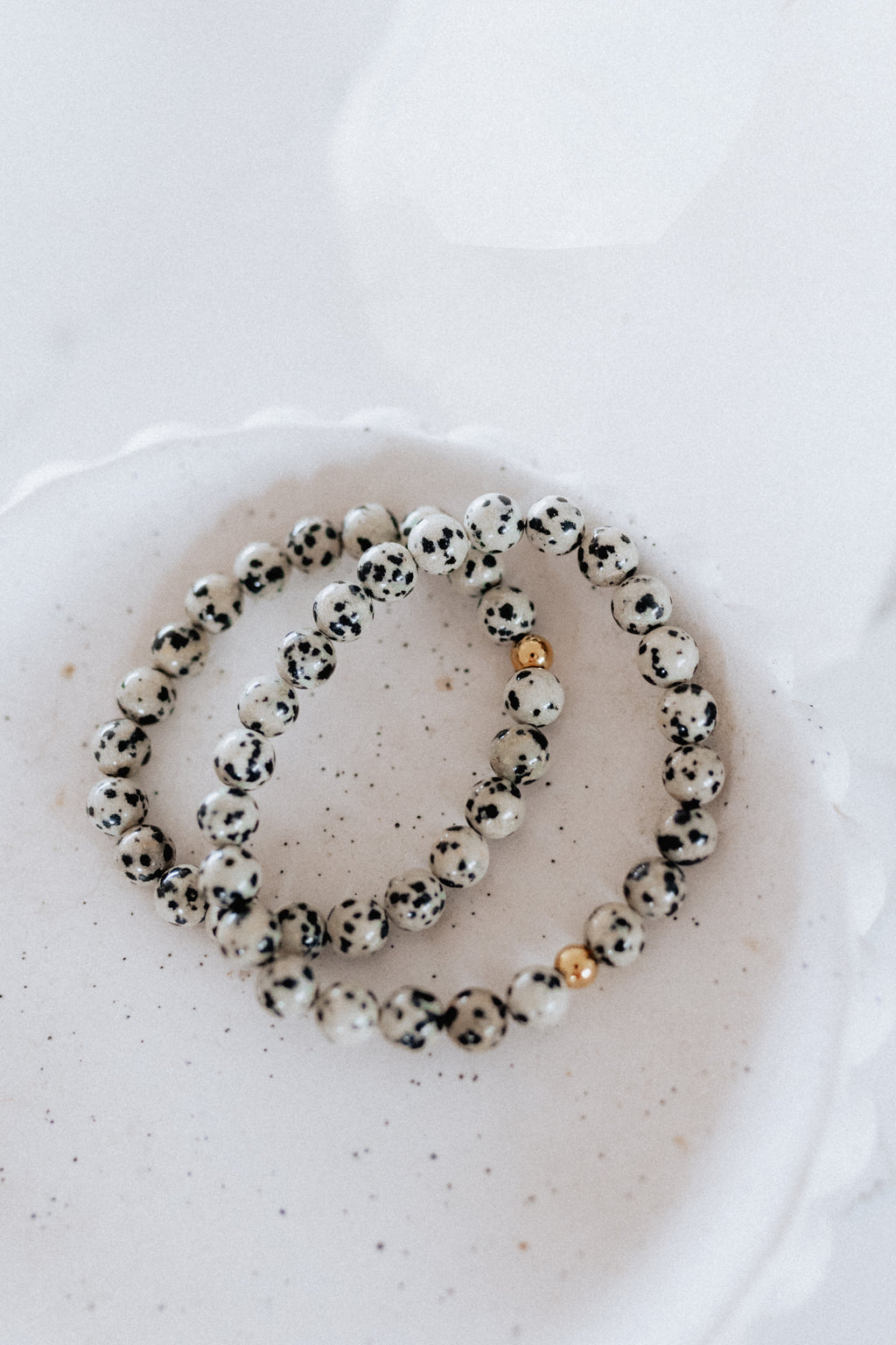Dalmatian Jasper Crystal Bracelet | Playfulness • Protection • Emotional Balance