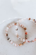 Peruvian Pink Opal Crystal Bracelet | Compassion • Emotional Release • Inner Peace