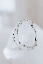 Rainbow Moonstone 4mm Faceted Crystal Bracelet | Intuition • Divine Feminine • Inner Clarity