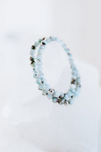 Larimar Crystal Bracelet | Peace • Expression • Feminine Flow