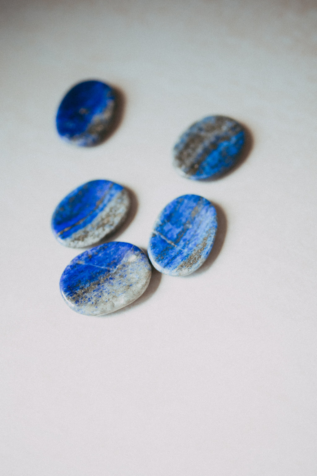 Lapis Lazuli Crystal Worry Stone | The Stone of Inner Truth & Divine Wisdom