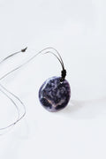 Lepidolite Crystal Pendant with adjustable cord #B | Calm • Balance • Transition