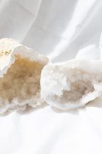 Moroccan Geode Quartz Crystal Pair 1 | Amplification • Sacred Space • Earth