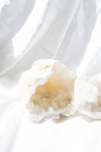 Moroccan Geode Quartz Crystal Pair 1 | Amplification • Sacred Space • Earth