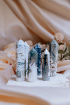 Moss Agate Crystal Point | The Crystal for Emotional Harmony & New Beginnings