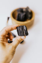 Black Tourmaline Crystal Rough Piece | For Energy Protection & Grounding