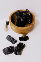 Black Tourmaline Crystal Rough Piece | For Energy Protection & Grounding