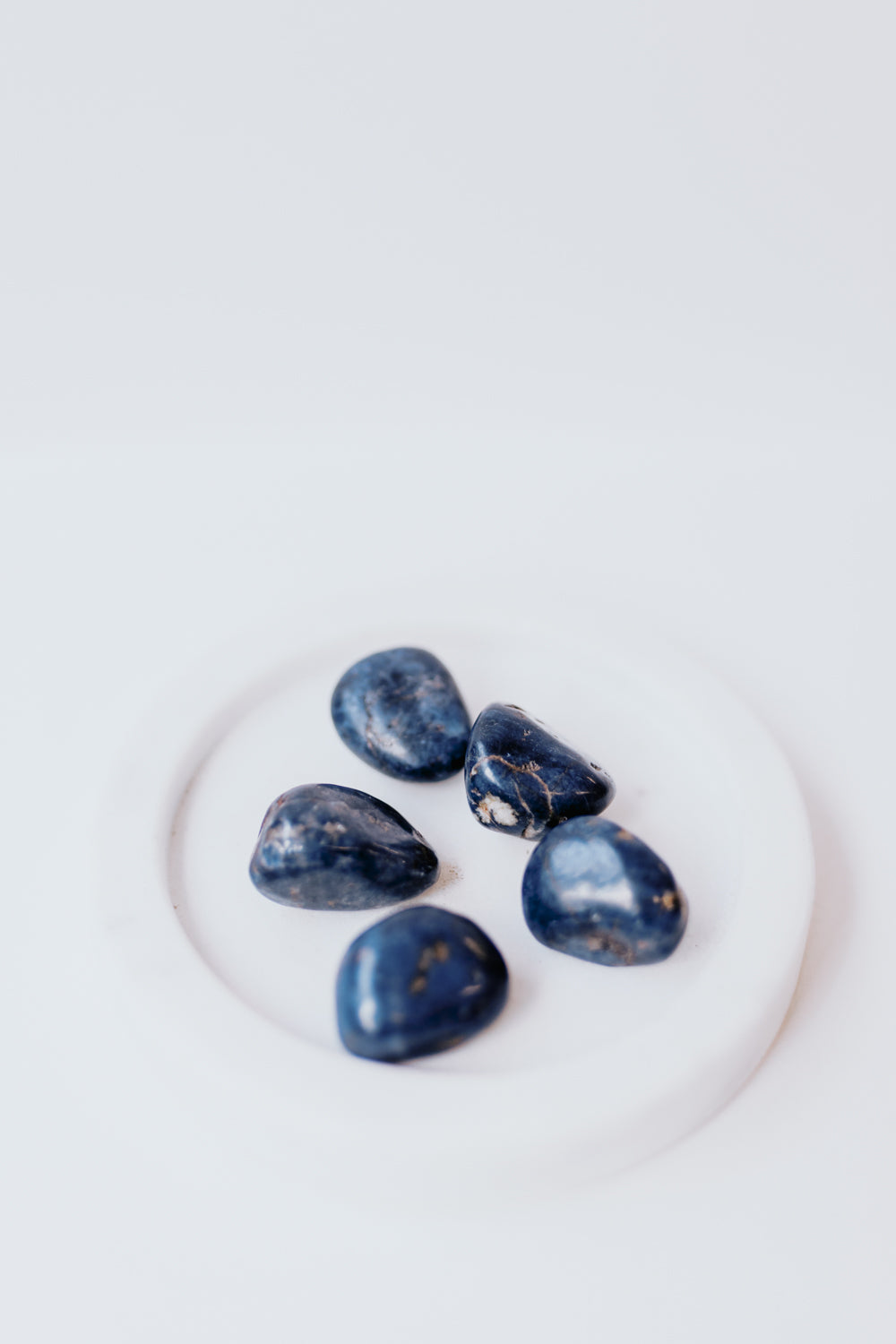 Blue Sapphire Crystal Tumble Stone